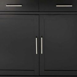 GOOD PRICE, LIMITED TIME ! Black Kitchen Cart with 2 Drawers