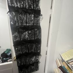 Over The Door 24 Pocket Shoe Holder