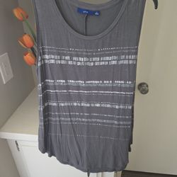 Large Gray Tank Top