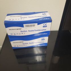 Suction Swabs With Toothbrush 