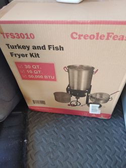 Turkey and Fish Fryer