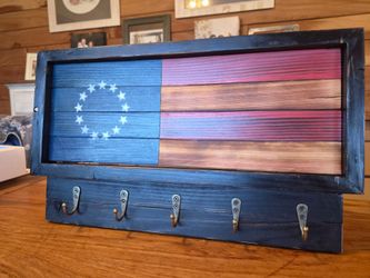 Custom Patriotic key rack