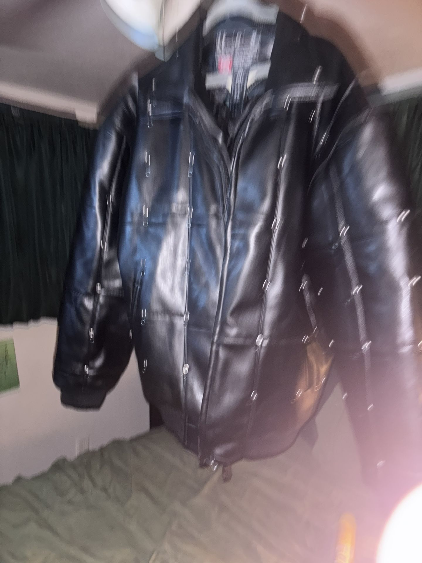 FOX XL Fau Leather Coat