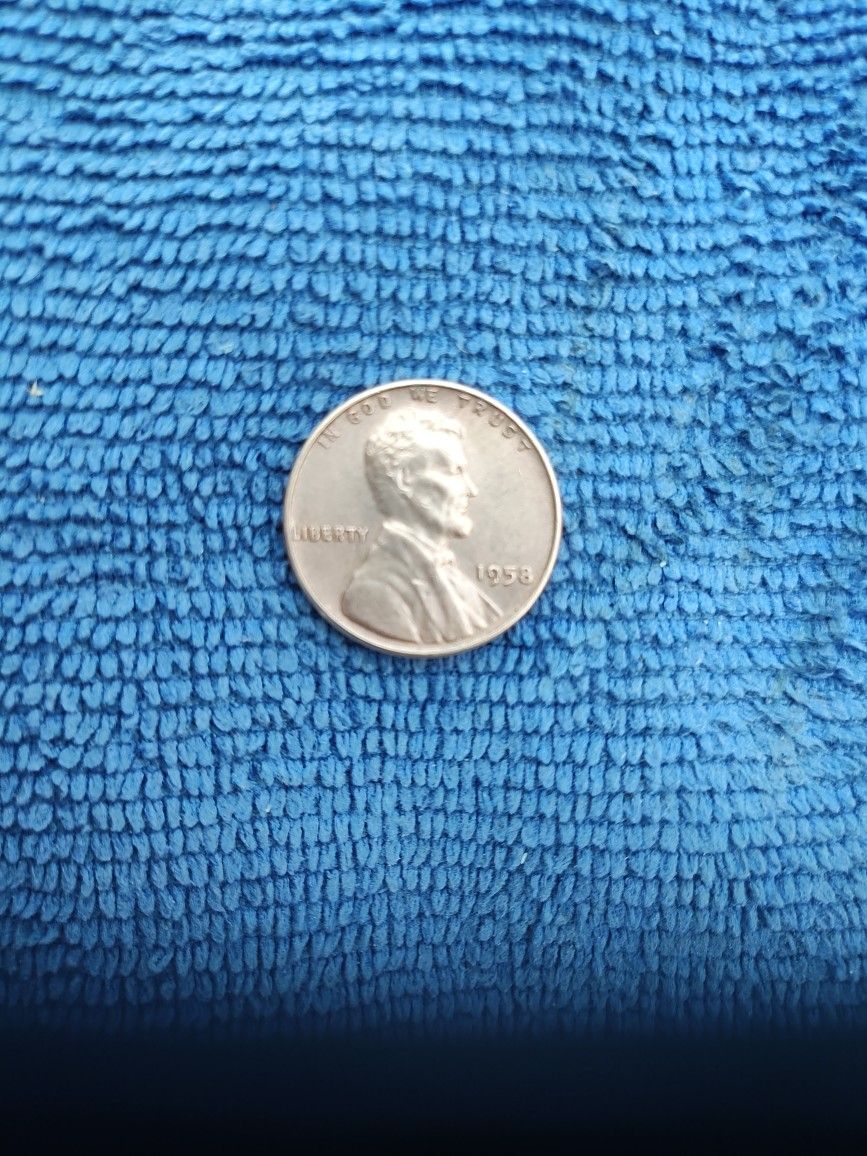 1958 Penny With No Mint Mark