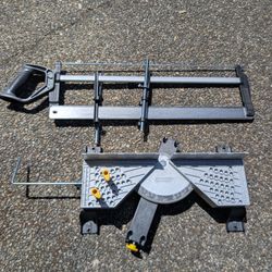 Stanley 27.75 in. Adjustable Angle Clamping Miter Box with 22 in. Saw