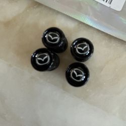 Car Tire Valve Stem Caps for Mazda, 4pcs Air Caps Cover, 