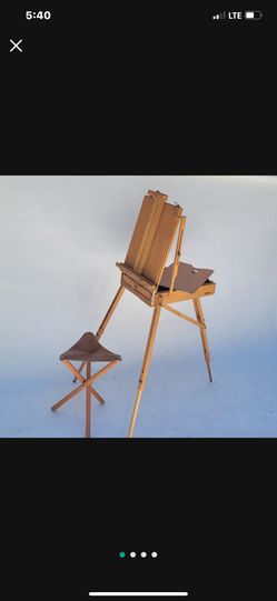 Vintage Made In Italy Mabef Artist Portable Easel In Excellent Condition 