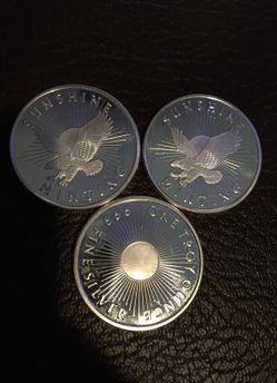 1 Troy ounce of silver