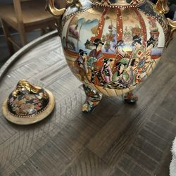 Satsuma Asian Vase