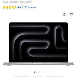 Macbook Pro M4 26gb memory 512gb ssd