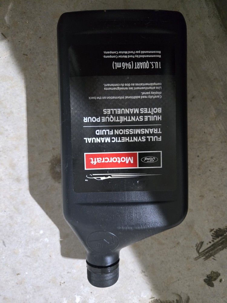 3 Quarts Ford Motorcraft XT-M5-QS (75W-90 GL-4 transmission fluid)