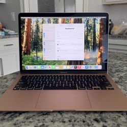 MacBook Air with Apple M1 Chip (13 inch, 8GB RAM, 256GB SSD) Gold in great condition for sale. $450