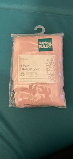 1 piece fitted crib sheet