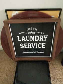 Laundry room wall decor