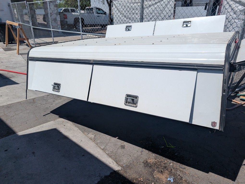Long bed 8 Ft Utility Shell Fits Many Trucks