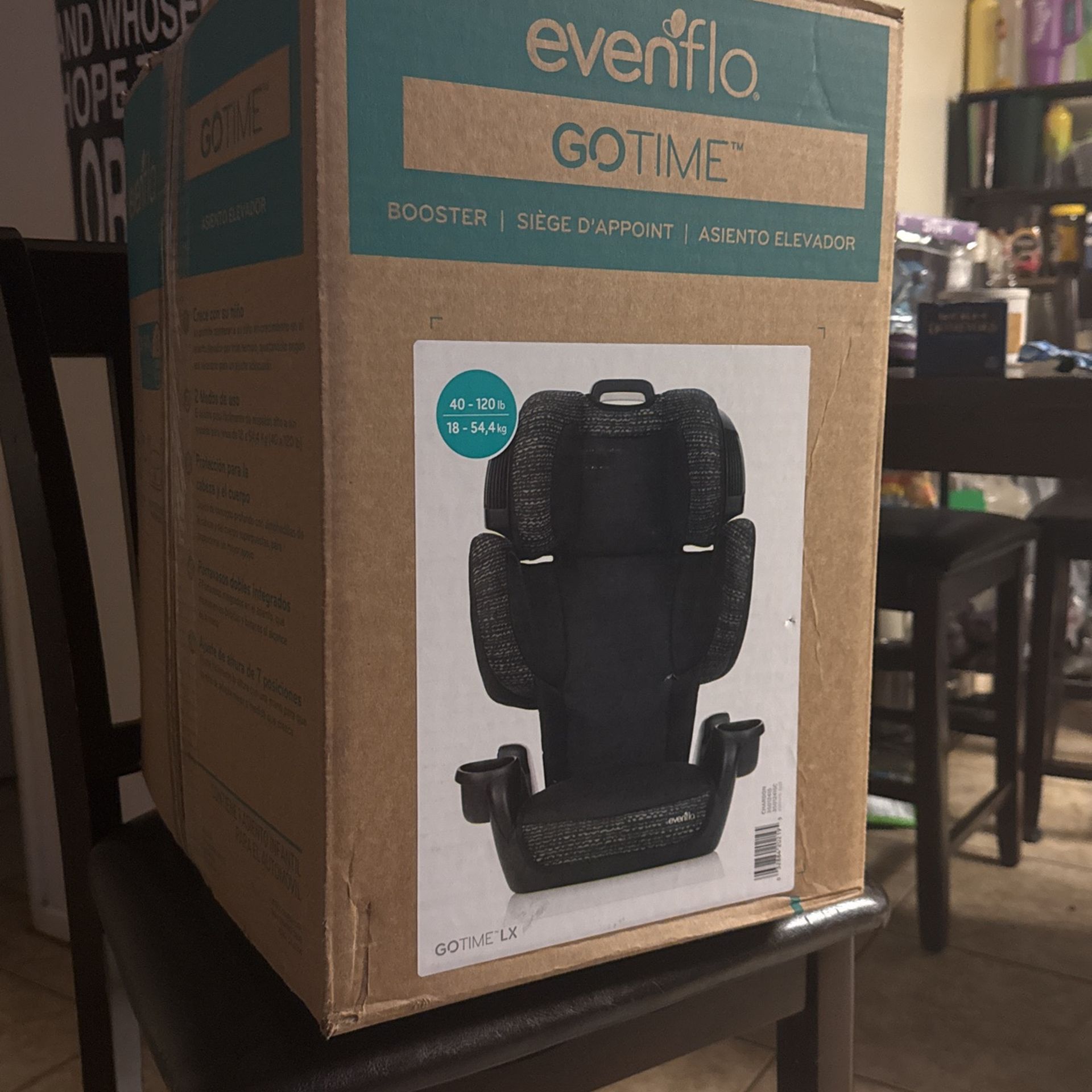 Even Flo Go Time LX Booster Car Seat