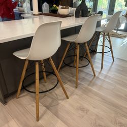 Modern High Stools Set Of 3