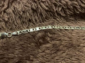 8 inch bracelet Solid silver Italian