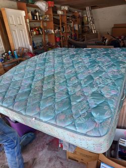 King size mattress with Box springs