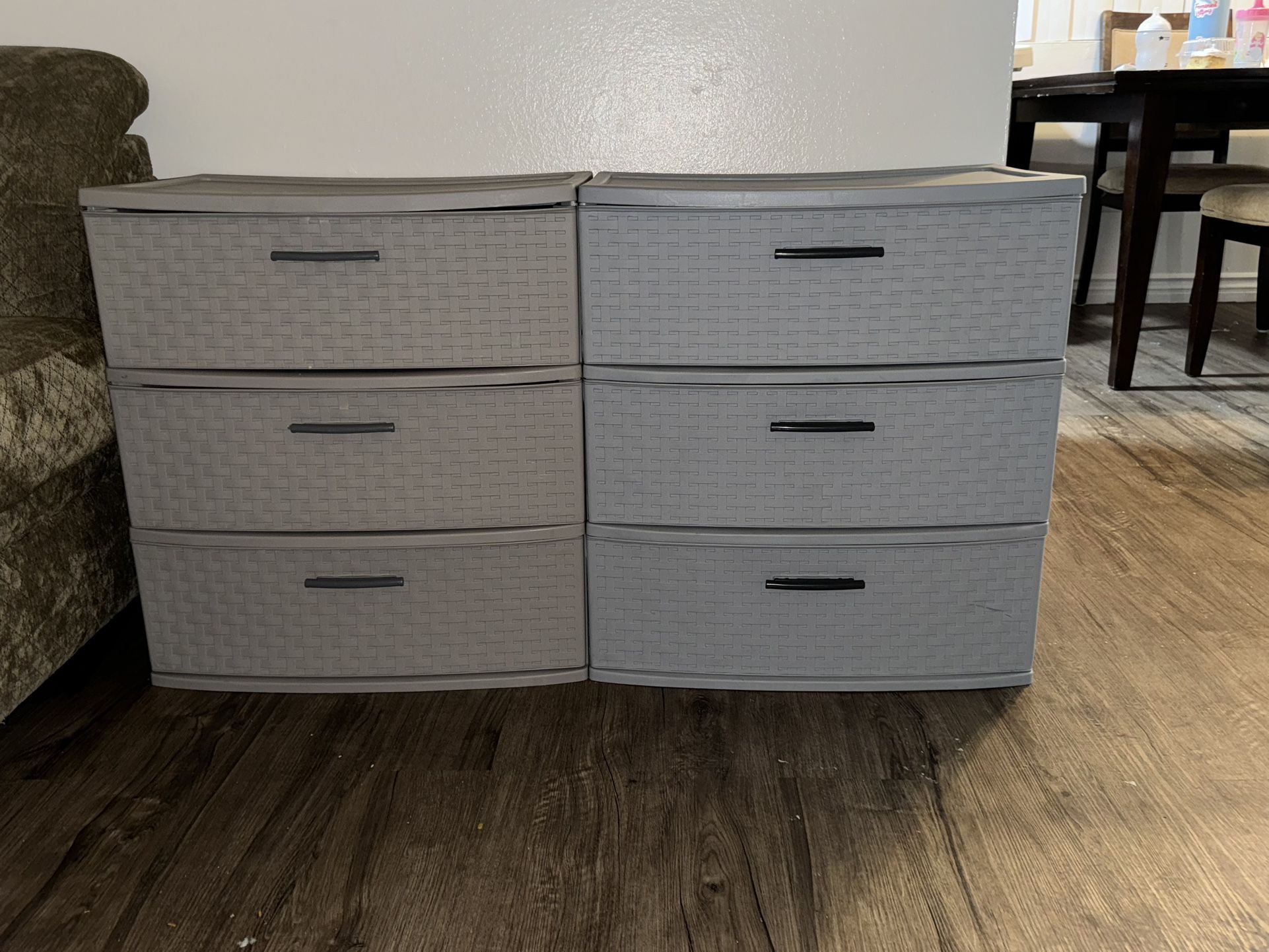 plastic drawers