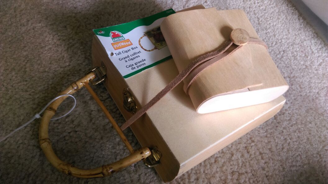 New Set of 2 wood craft boxes