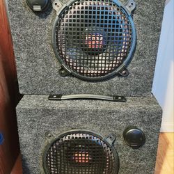 2 Pyramid 10 Inch Pro Plus 350w Subwoofers 