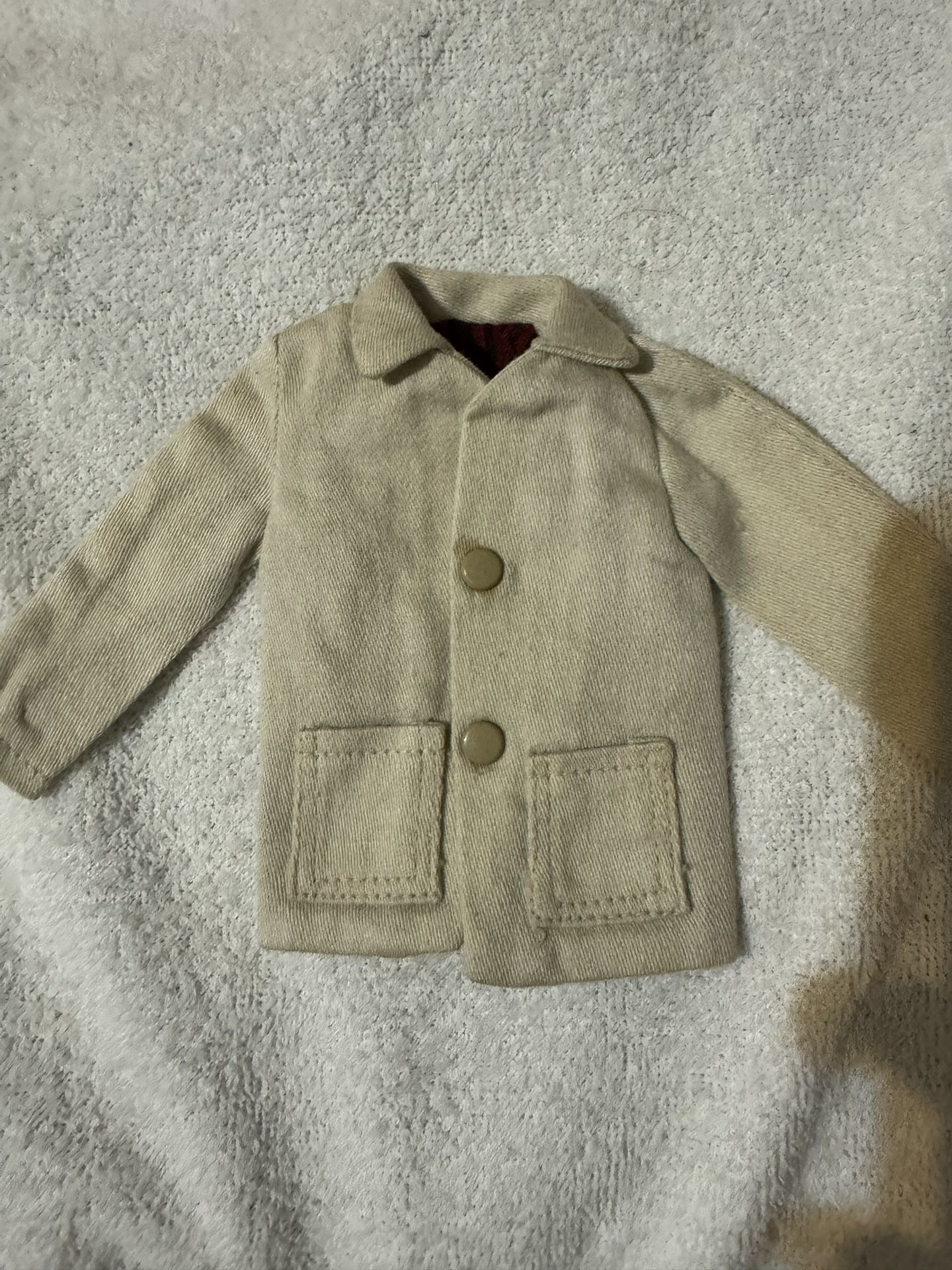 Beige Color Make Doll Barbie Vtg Pieces Barbie Doll Clothes w/Made In British Crown Colony Of Hong Kong Tag