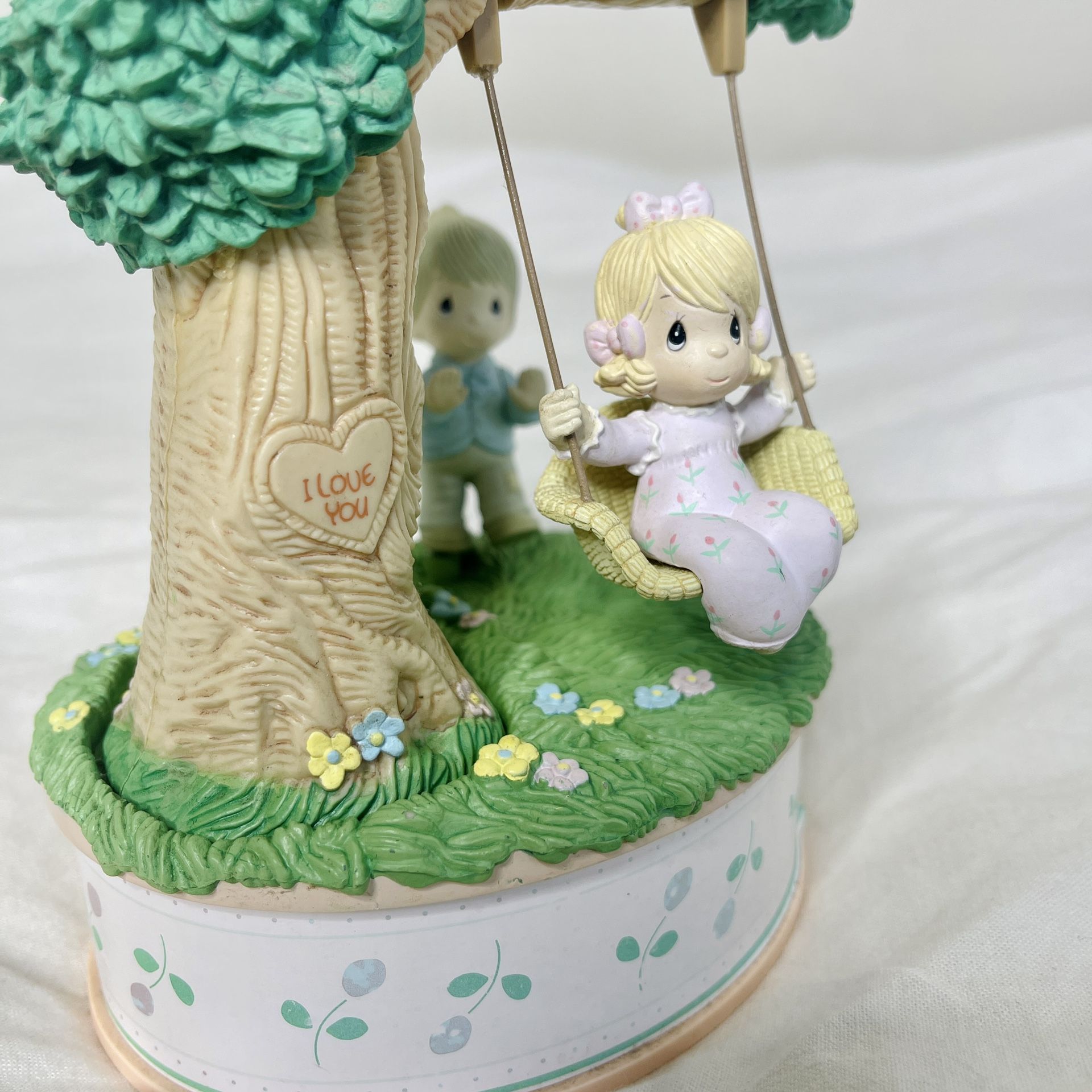 Precious Moments Moving Musical Player Ornament Figurine