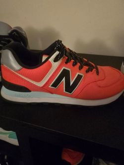New Balance 574 Sneakers Orange Black