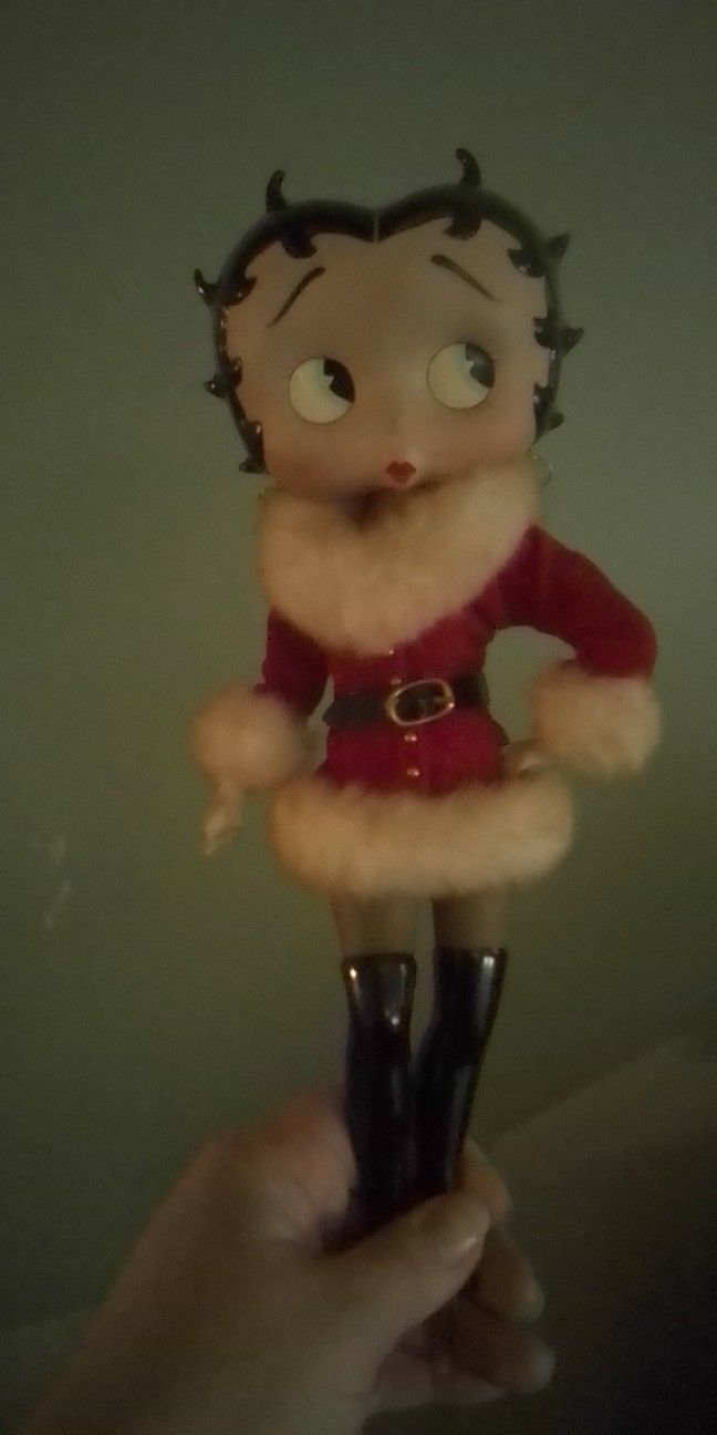 Betty Boop Christmas Statue