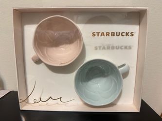 Starbucks Love Collection Mug Set (2) – New in Box, Mother’s Day Gift, Pink & Blue