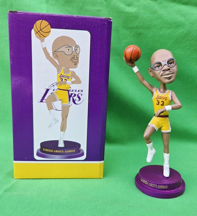 Los Angeles Lakers 2012 KAREEM ABDUL-JABBAR SGA Bobblehead NIB