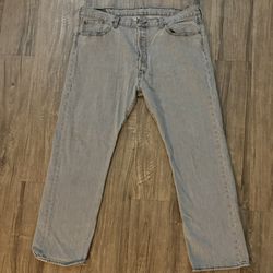 Levi’s 501 grey denim