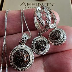 Genuine Diamonds Jewelry Set