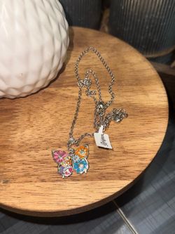 Brighton ENCHANTED GARDEN BUTTERFLY Reversible Necklace