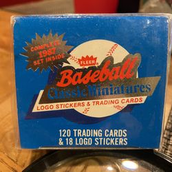 1987 Fleer Baseball Classic Miniatures 