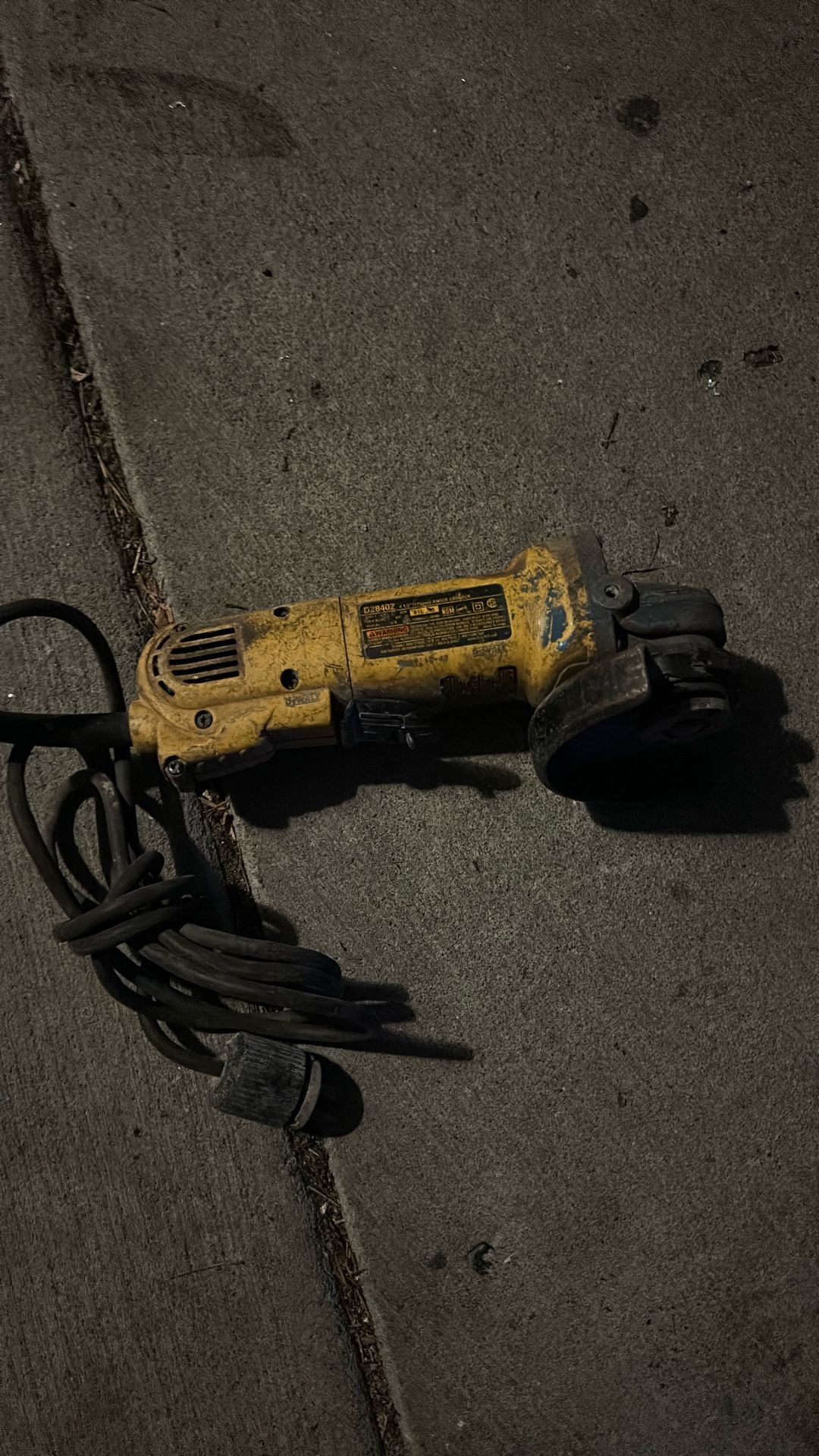 Dewalt Grinder