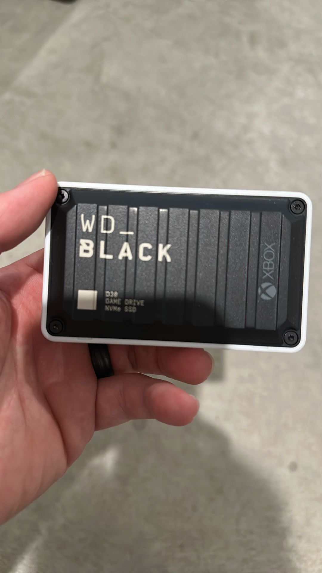 WD_BLACK D30 Game Drive SSD (NVMe) 1TB