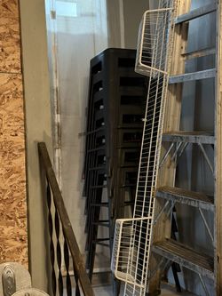 Metal Bar Stool - Black