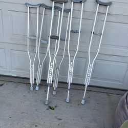 Free CRUTCHES as Is 