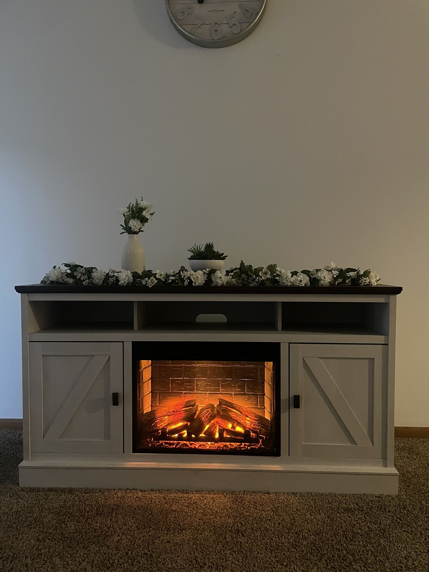 Ameriwood Tv Stand With Fire Place π₯