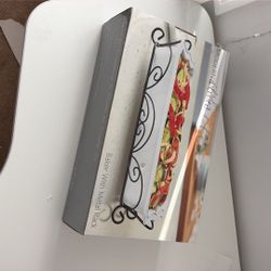 Modern White Baker With Metal Rack