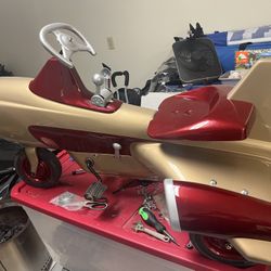 Reatored Vintage 1950s Murray Super Sonic Jet Pedal Plane