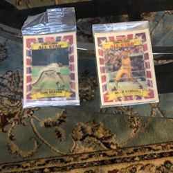1992 Kellogg’s 3-D baseball cards sealed. Tom Seaver Willie Stargell. Mint