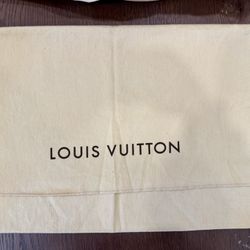 Louis Vuitton Cream Dust Bag 18” x 13”