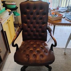 Leather Vintage Desk Chair