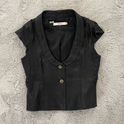 2000s RED Valentino Linen Vest | Size 44
