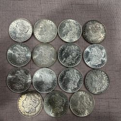 Silver Morgan dollars 