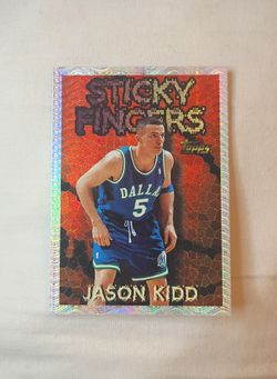 1996 Jason Kidd Topps Seasons Best Sticky Fingers #19