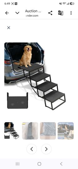 Dog Stairs  Foldable Dog Ramp